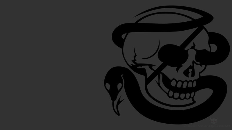 skull and snake logo