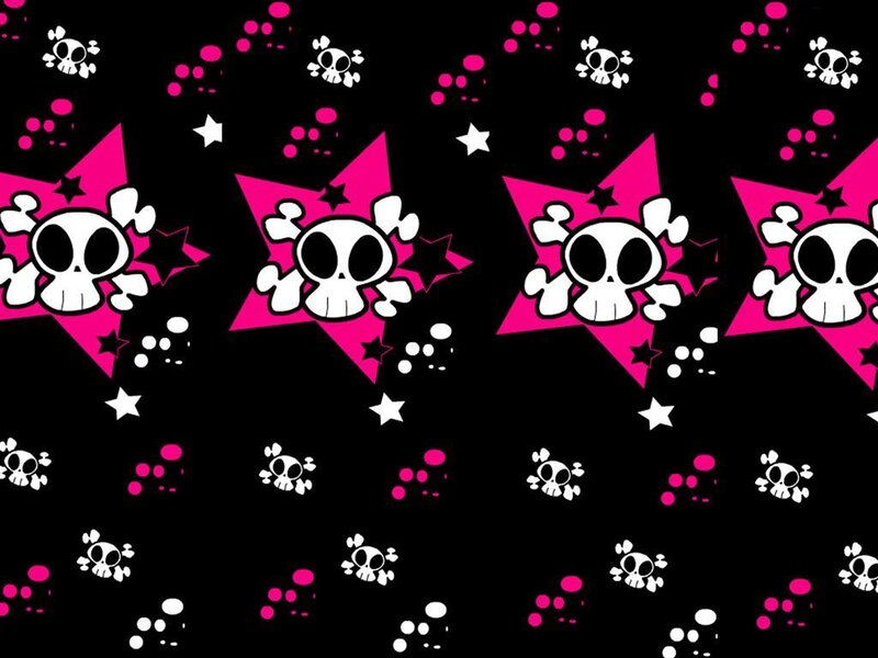 skull and star pattern