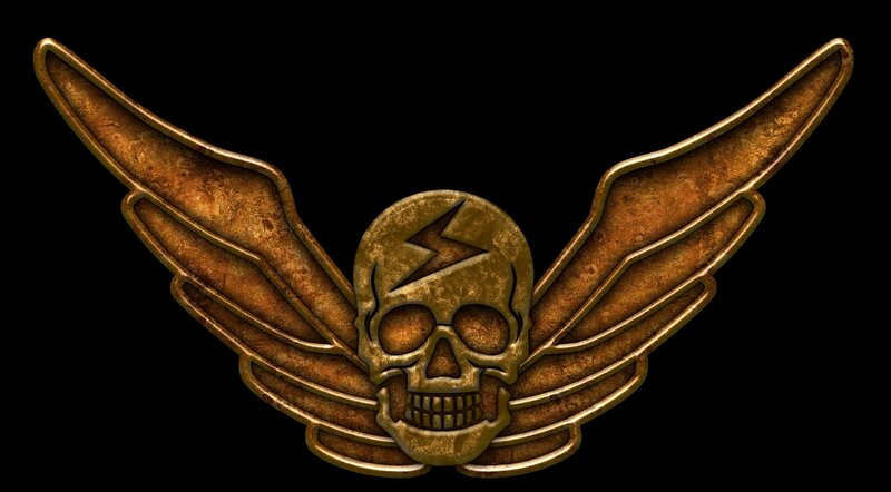 skull and wings emblem