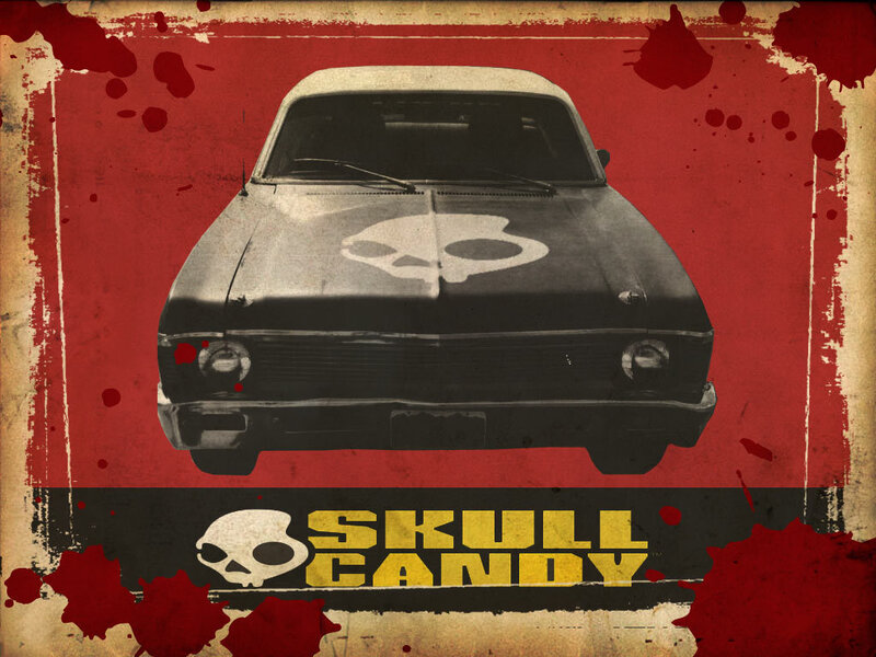 Skull Candy car poster