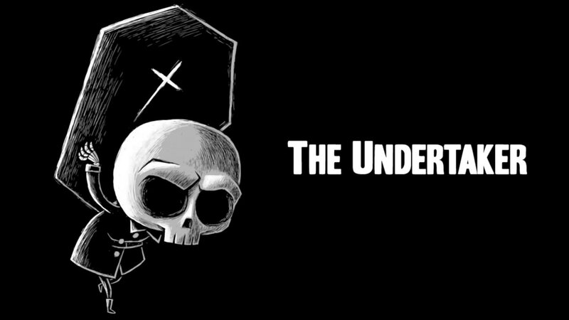 Skull Character with Coffin