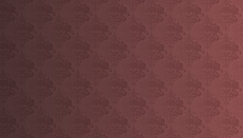 skull damask pattern