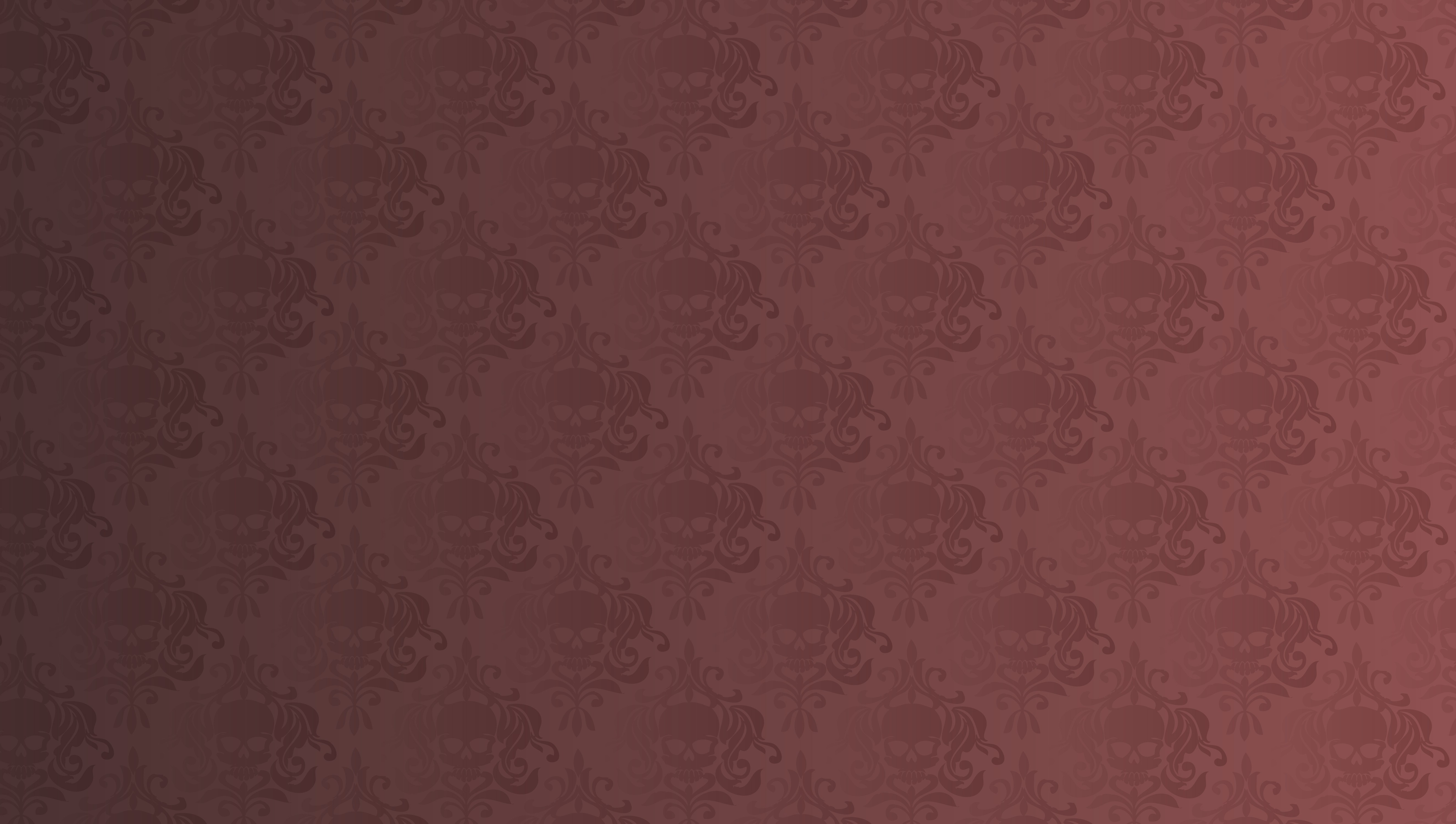 skull damask pattern