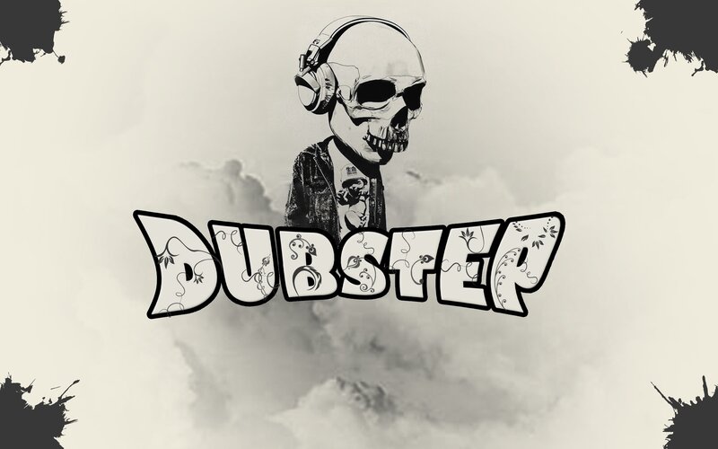 skull dj dubstep logo