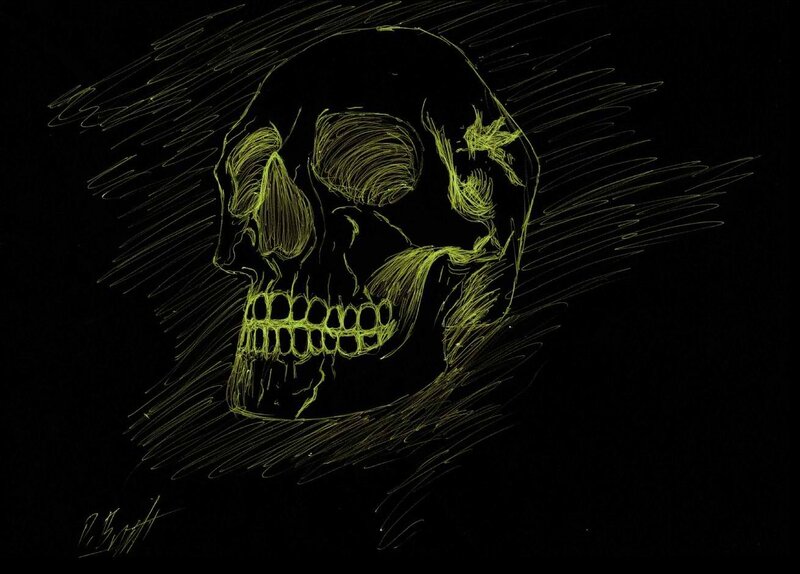 Skull Drawing