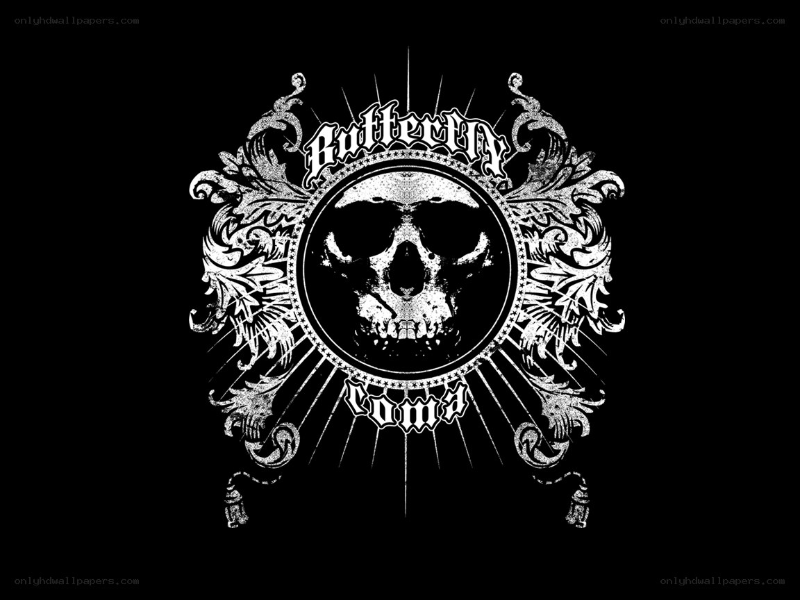 skull emblem with ornate design
