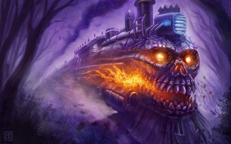 Skull-faced Train