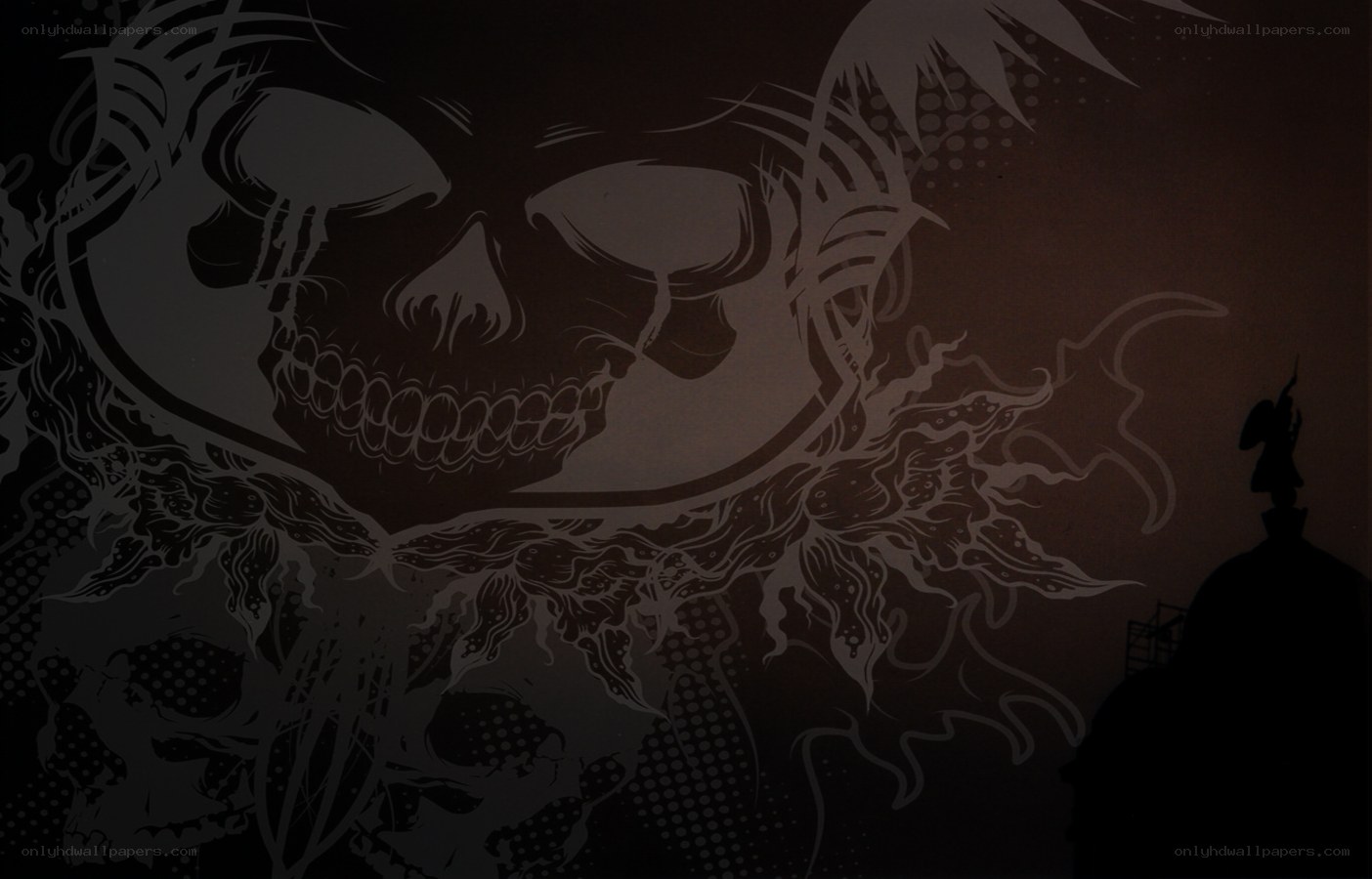 skull graffiti art