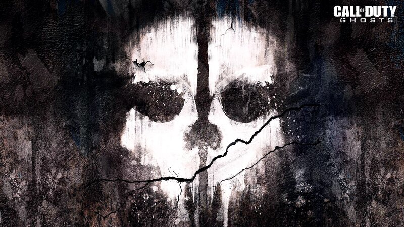 Skull Graffiti on Wall