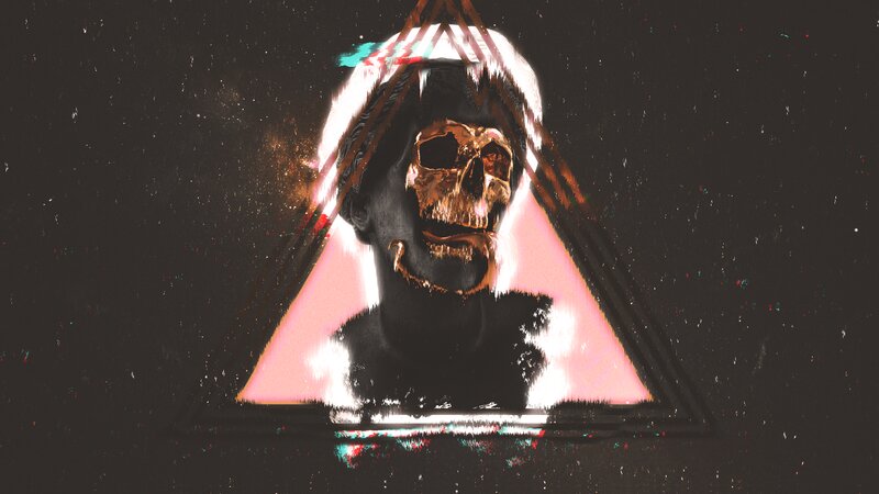 Skull in a Triangle