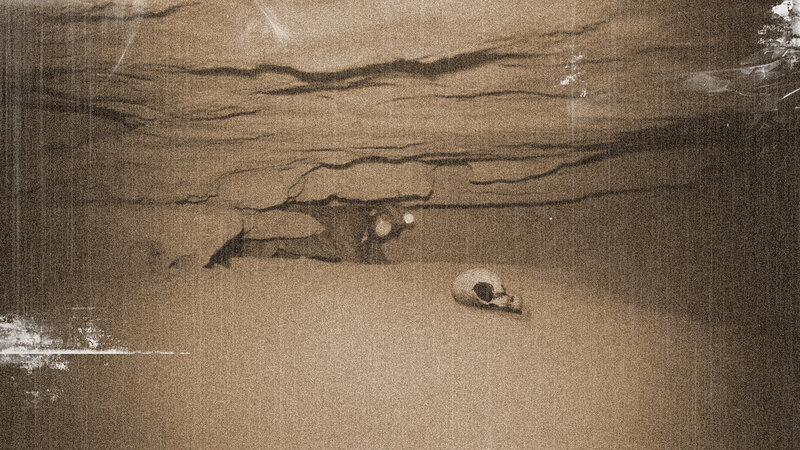Skull in Cave