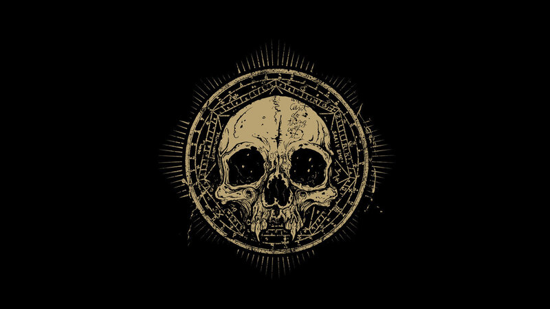 Skull in Circular Design