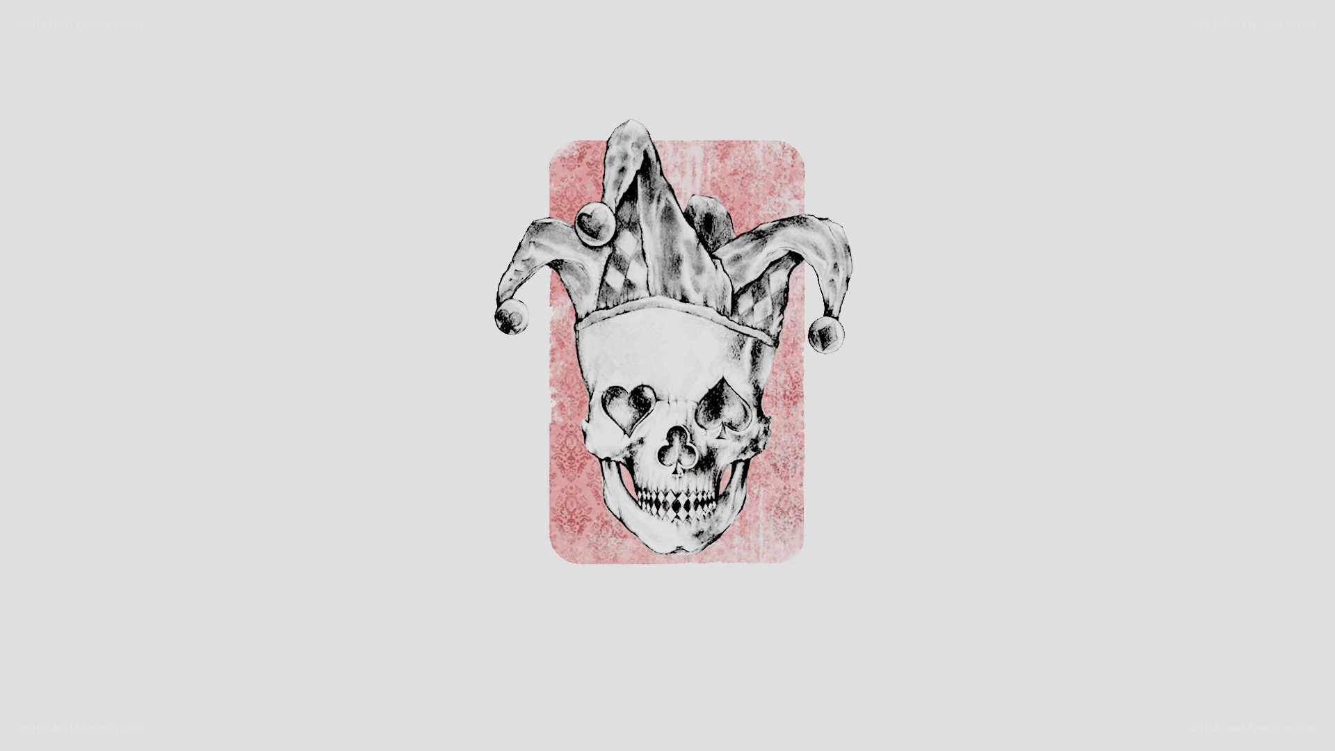 skull in jester hat