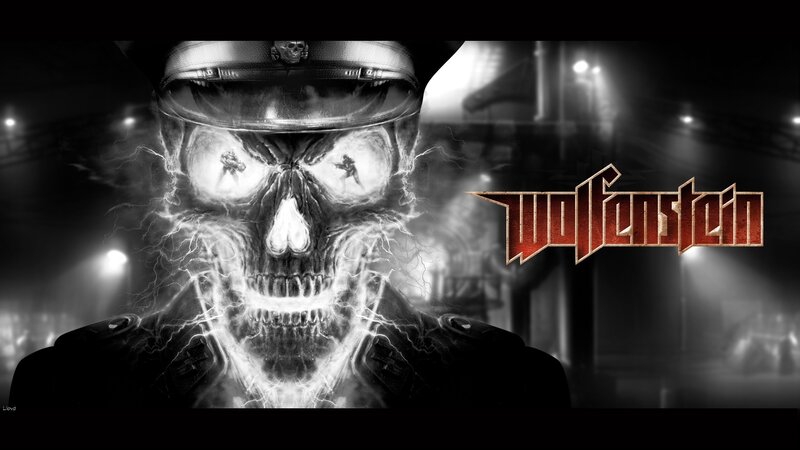 Skull in Military Uniform — Black