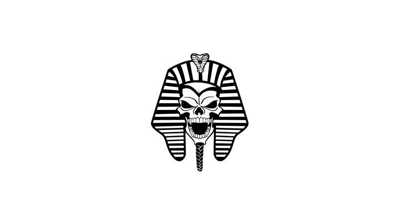 Skull in Pharaoh Headdress