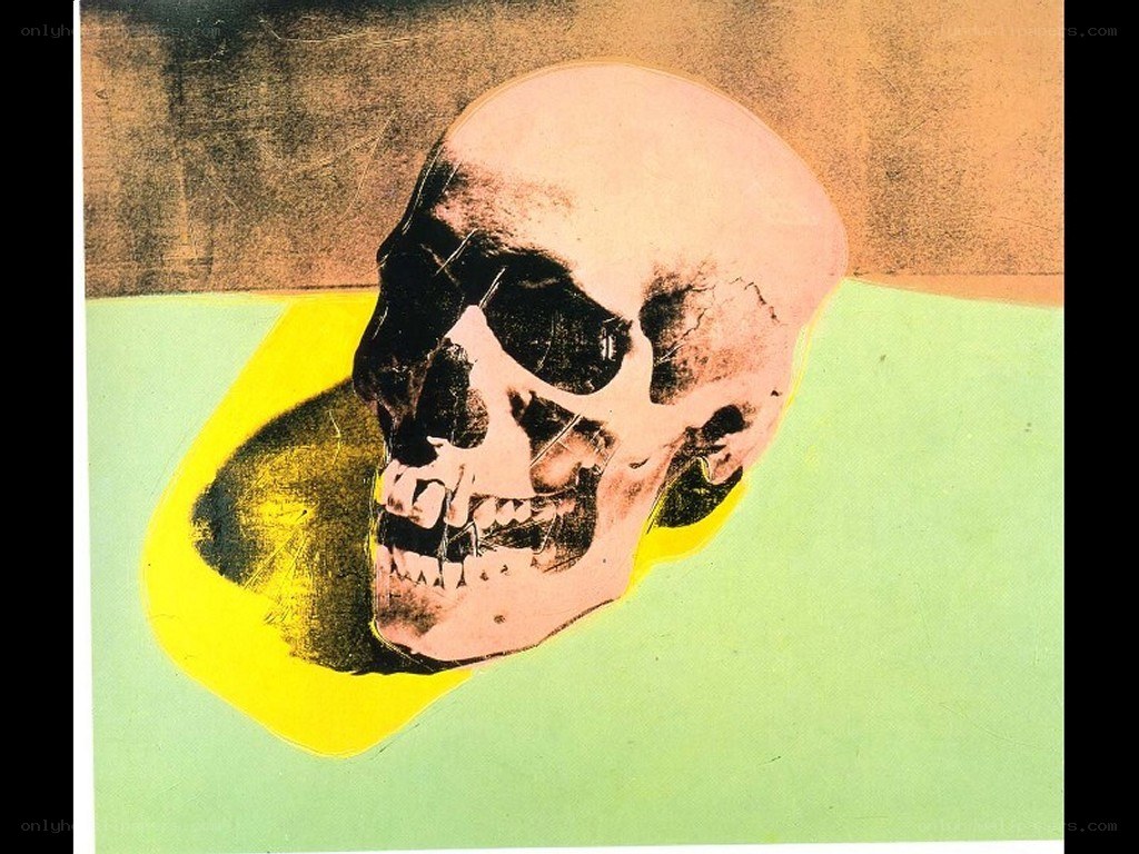 Skull in Pop Art Style