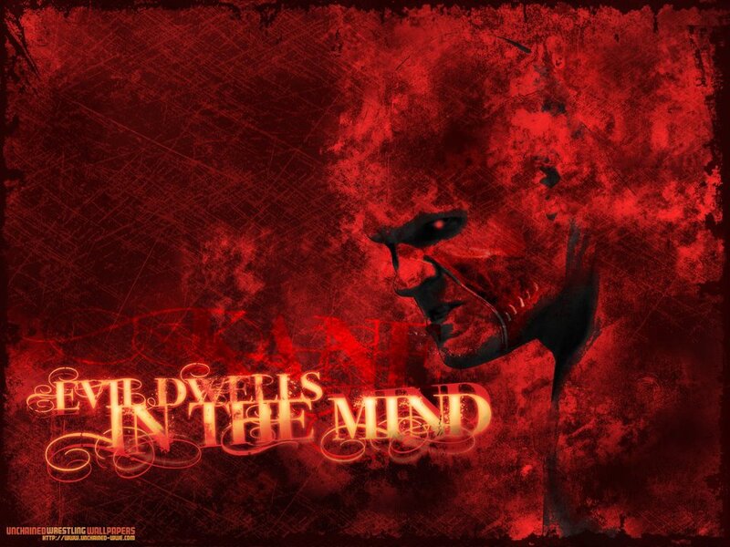 Skull in Red Background