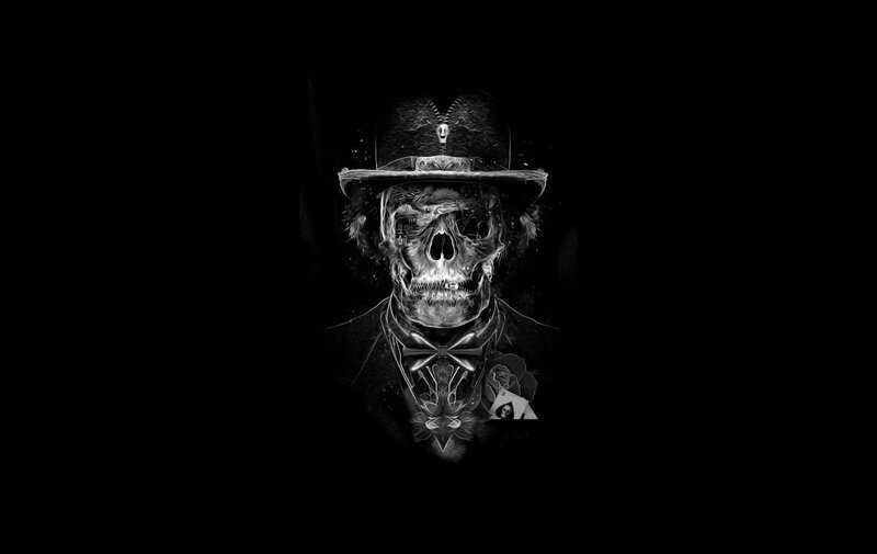 Skull in Top Hat