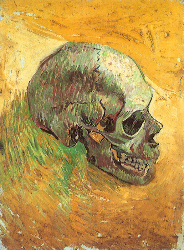 Skull in Yellow