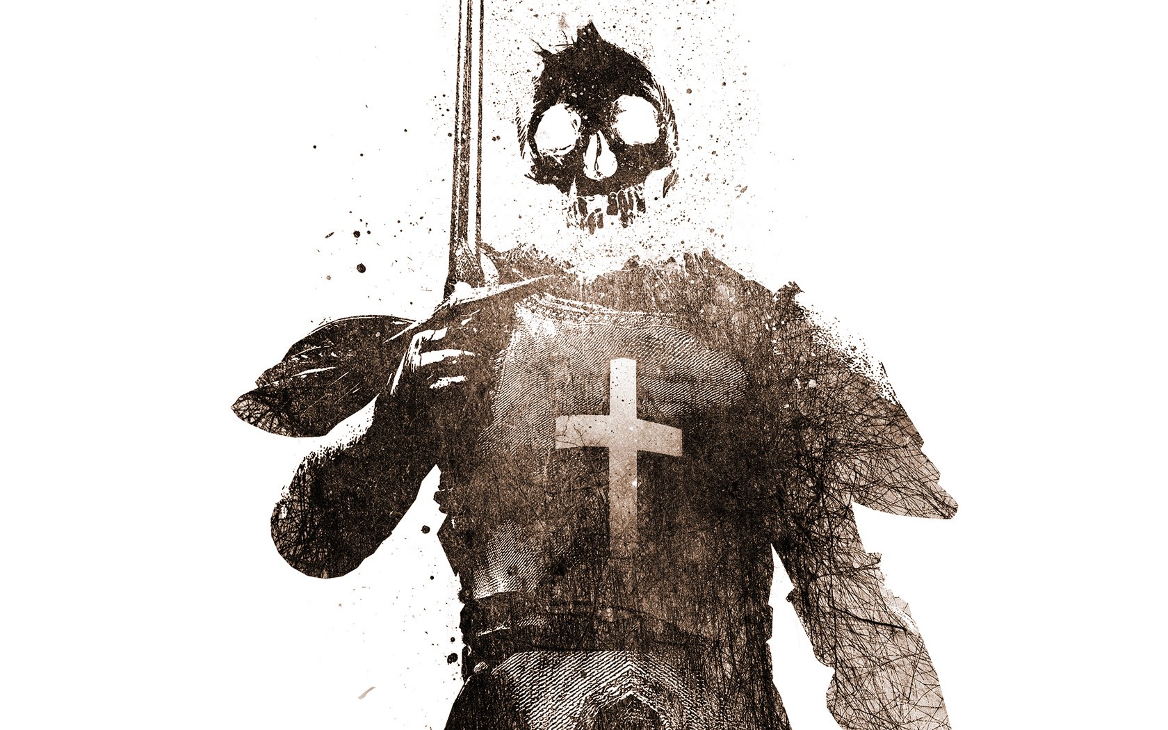 skull knight with sword