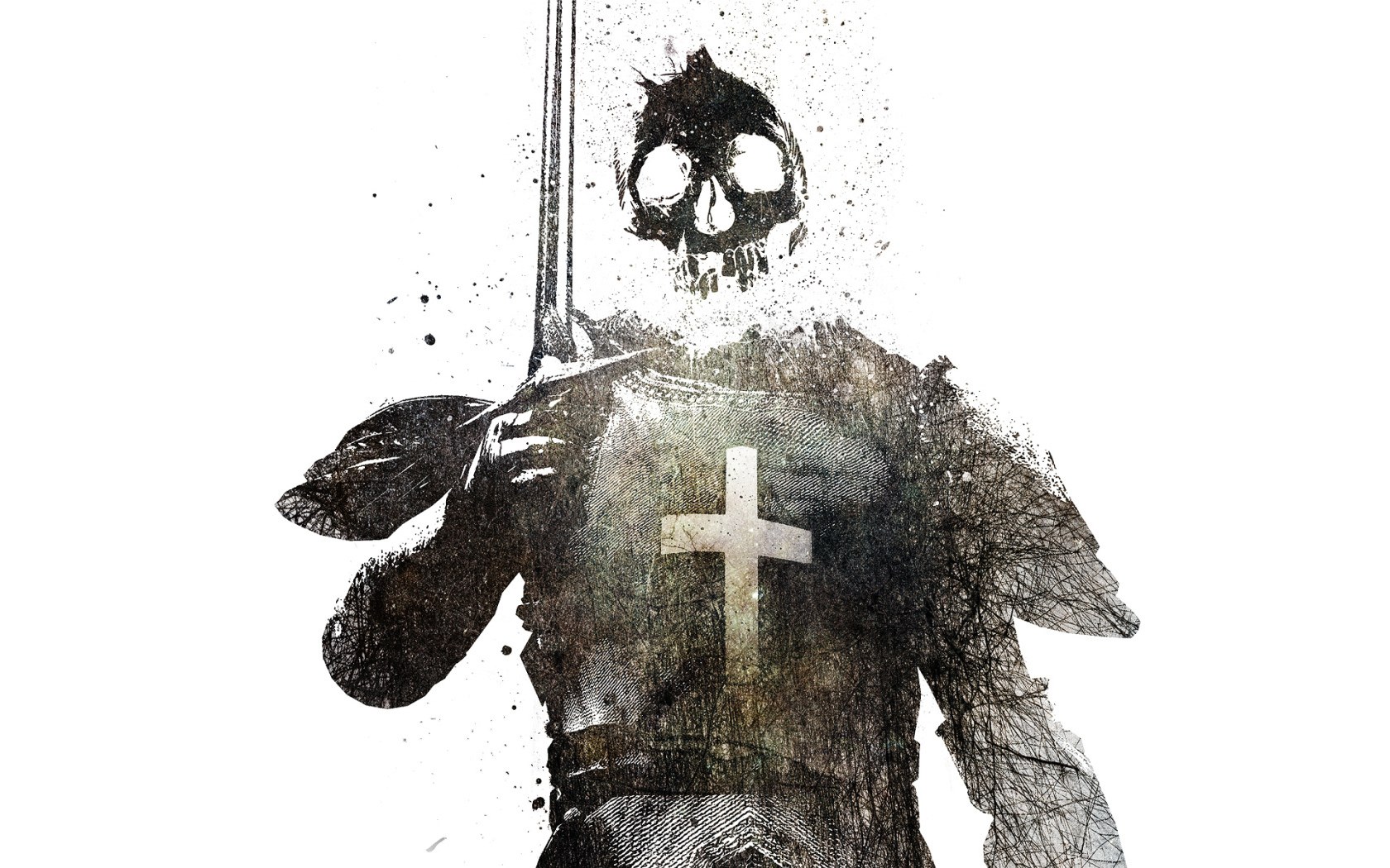 skull knight with sword