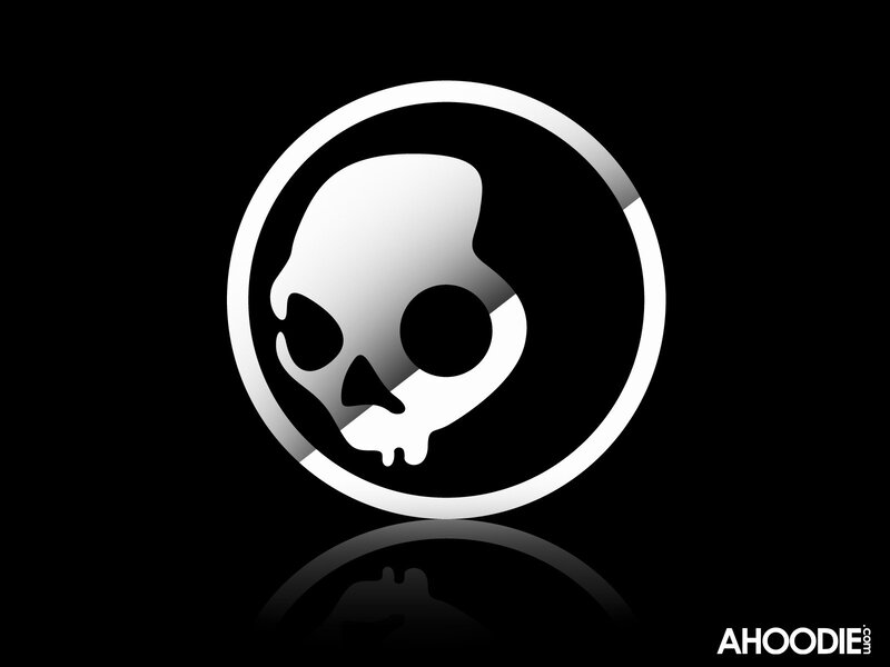 Skull logo in a circle