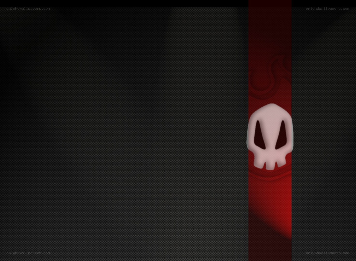 skull logo on red stripe