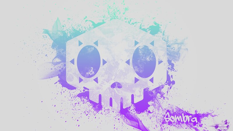 Skull Logo with Splatters