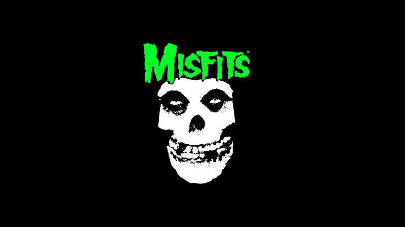 Skull Logo with Text — Black, Dark, Illustration