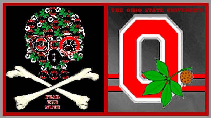Skull Made of Buckeyes