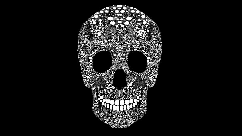 Skull Made of Patterns