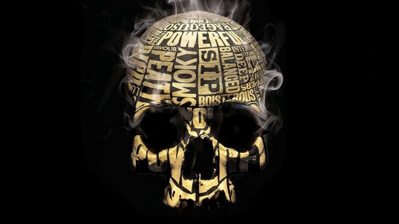 Skull Made of Words