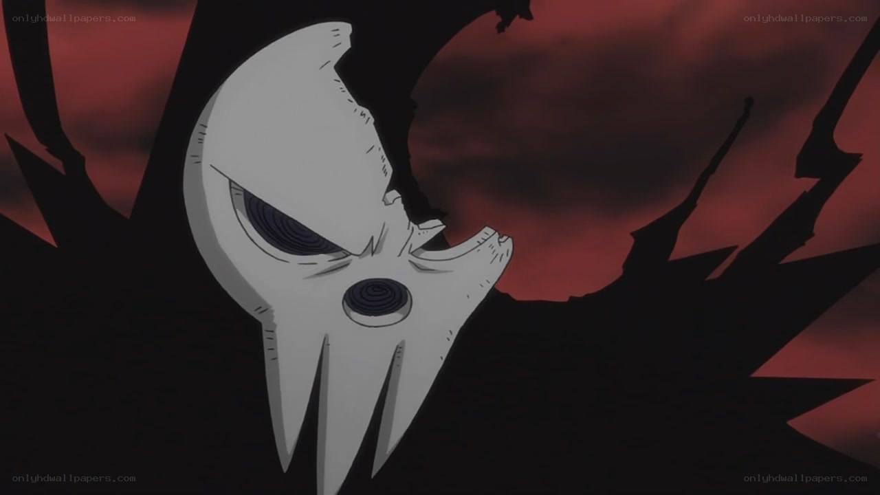skull mask in dark sky