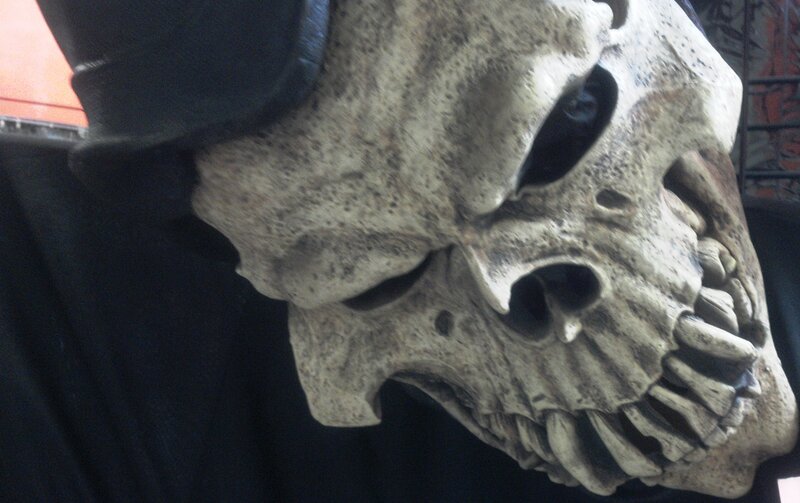 Skull Mask on Display