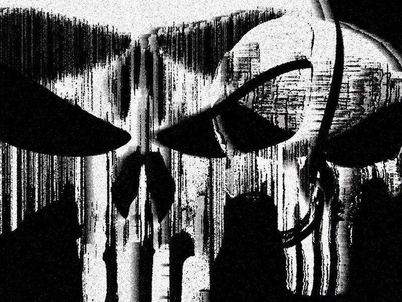 Skull Mask with Dripping Effect