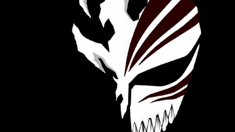 Skull Mask with Stripes