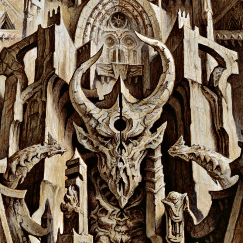 skull of a demonic creature