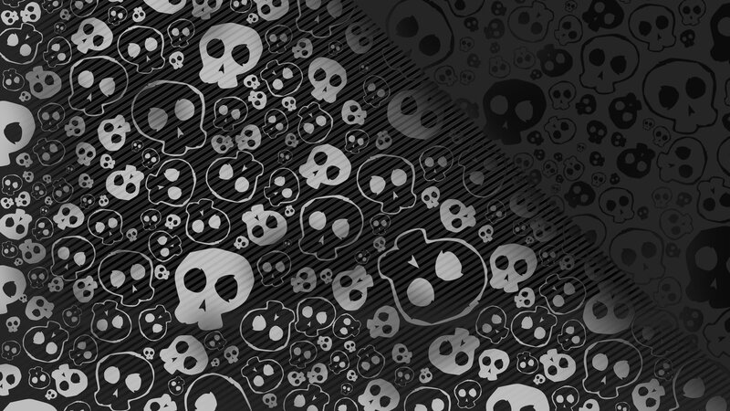 skull pattern background