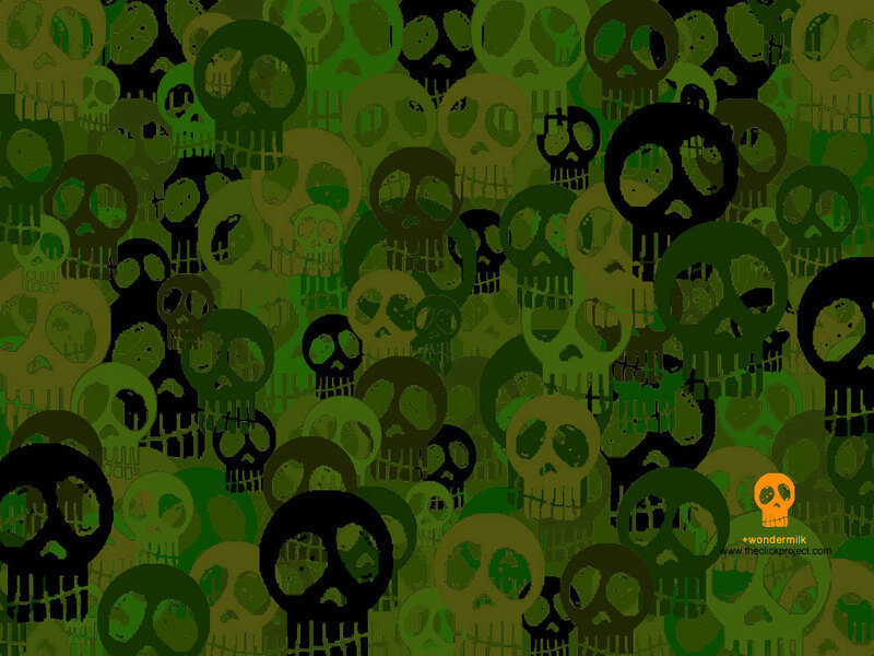 skull pattern background