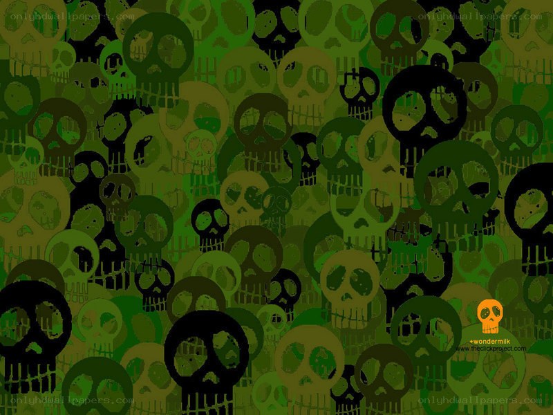 skull pattern background