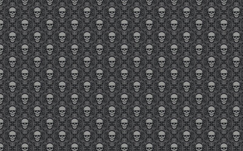 skull pattern wallpaper