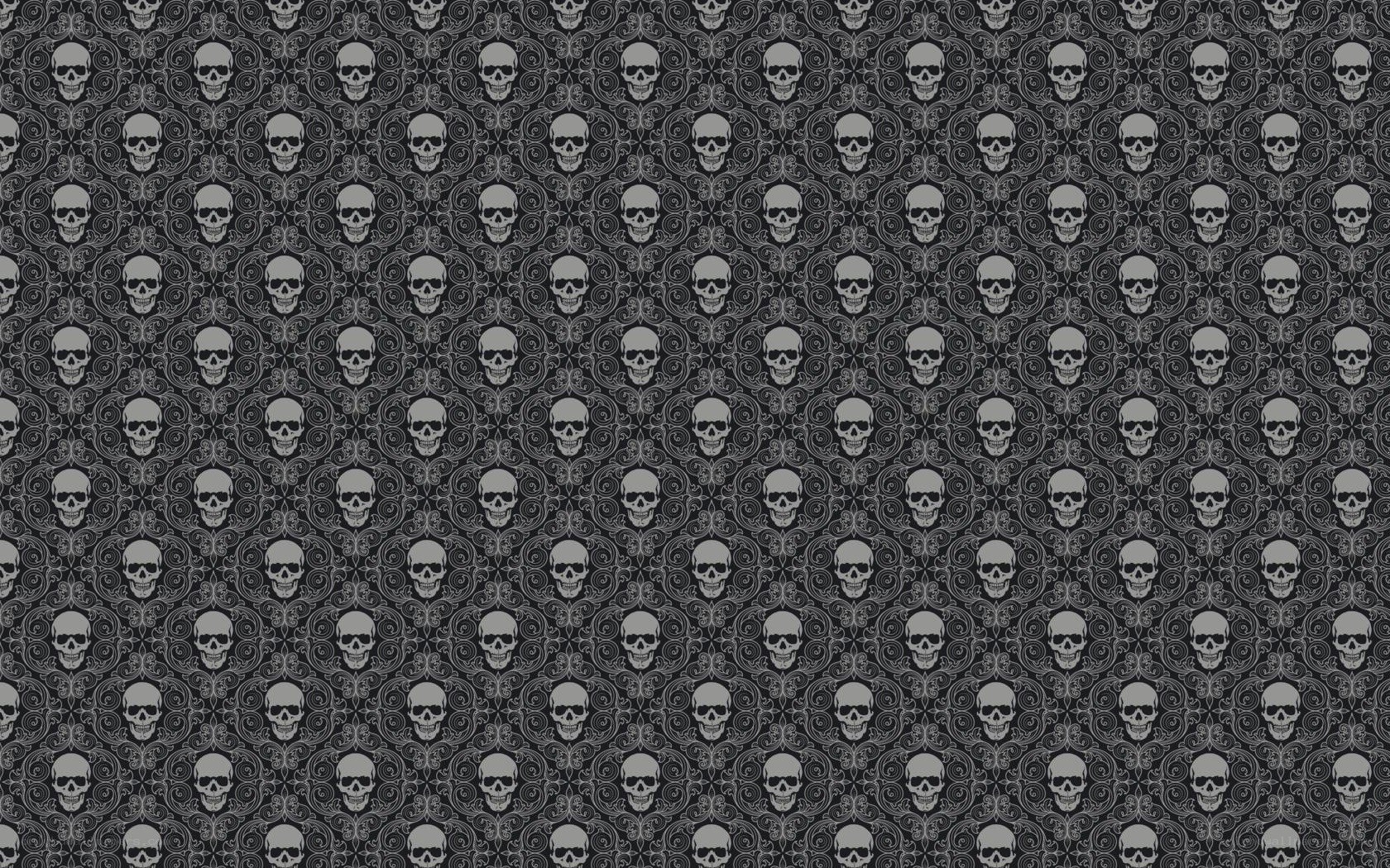 skull pattern wallpaper