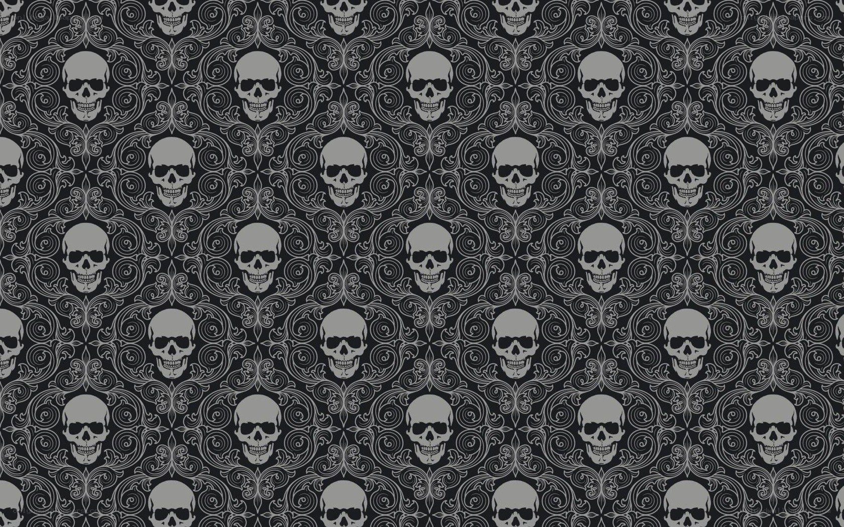 skull pattern wallpaper