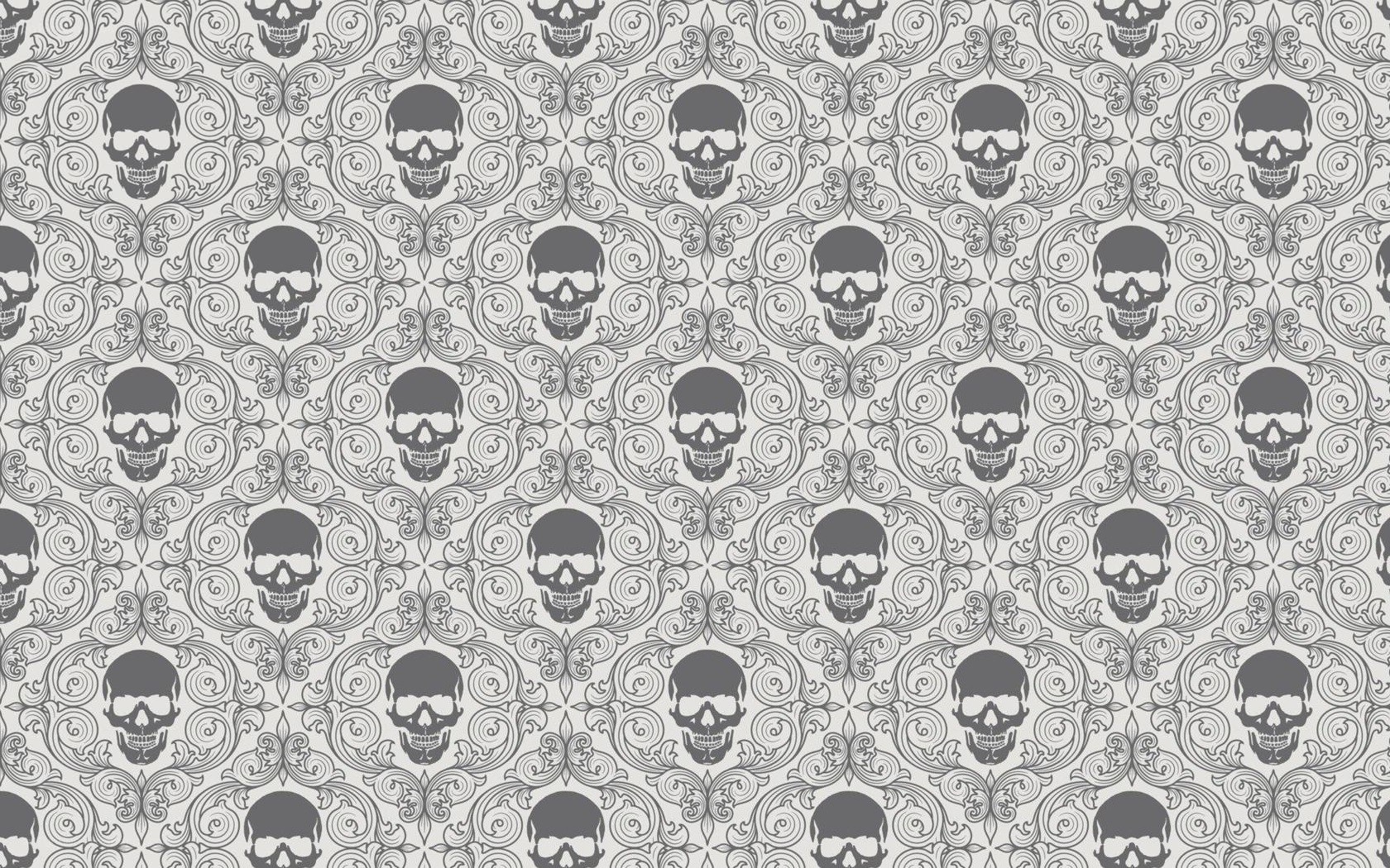 skull pattern wallpaper