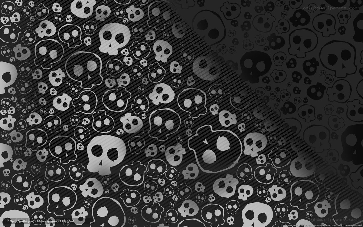 skull pattern wallpaper