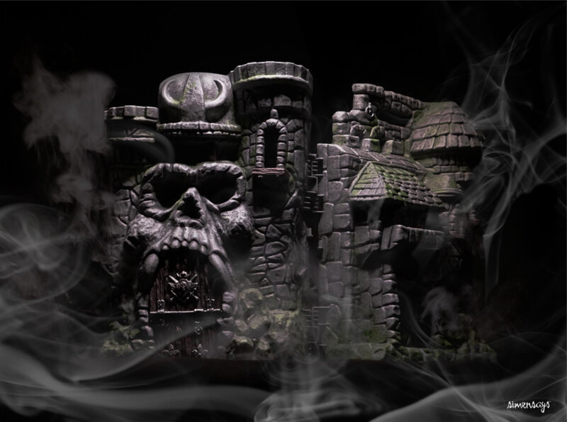 Skull-shaped Castle — Black