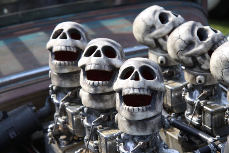 Skull-shaped Engine Parts