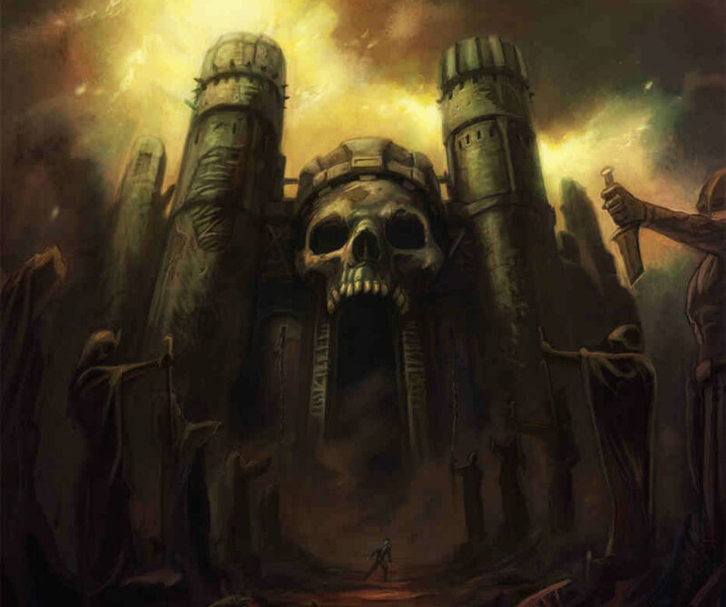 Skull-shaped Fortress — Brown