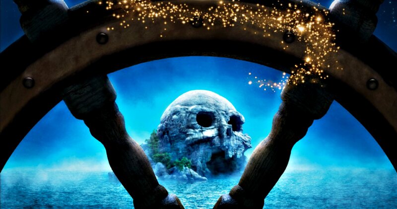 Skull-shaped Island — Blue