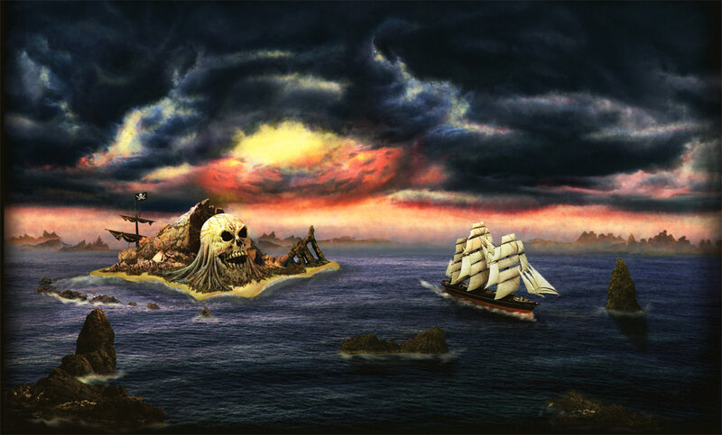 Skull-shaped Island